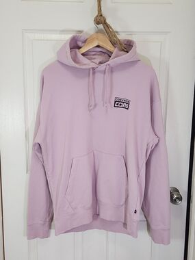 Converse Hoodie CONS Lavender Pullover. Unisex